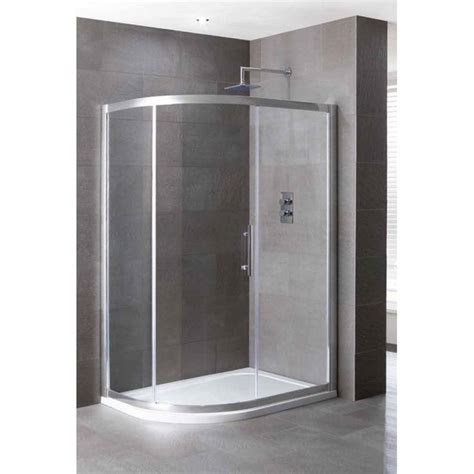 Eastbrook Volente Offset Quadrant Shower Tray 1300 X 760mm In 2020 Corner Shower Units