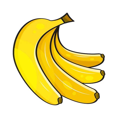 Plátano Vector De Plátanos Ilustración Vectorial Vector Premium
