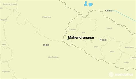 Where Is Mahendranagar Nepal Mahendranagar Far Western Map