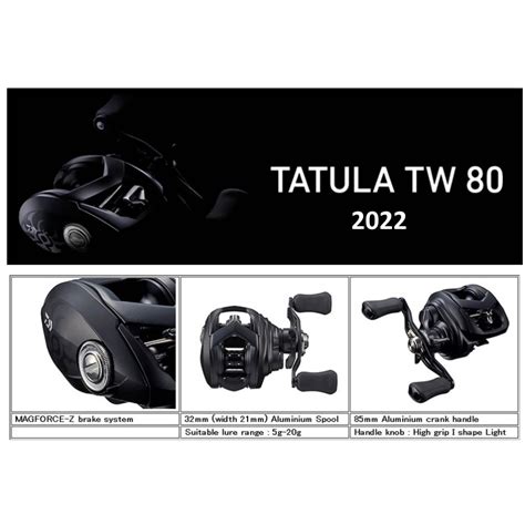 Jual Daiwa Tatula TW 80 Baitcasting Reel Model 2022 Shopee Indonesia
