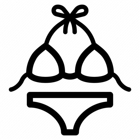 Beach Bikini Summer Swimming Icon Download On Iconfinder