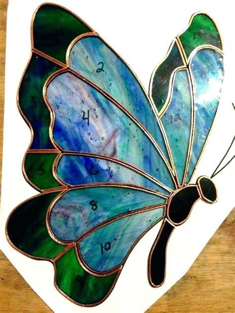 Stained Glass Butterflies Stained Glass Butterflies Patterns Stained Glass Butterf Поделки из
