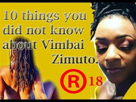 Ten Things You Did Not Know About Vimbai Zimuto Youtube