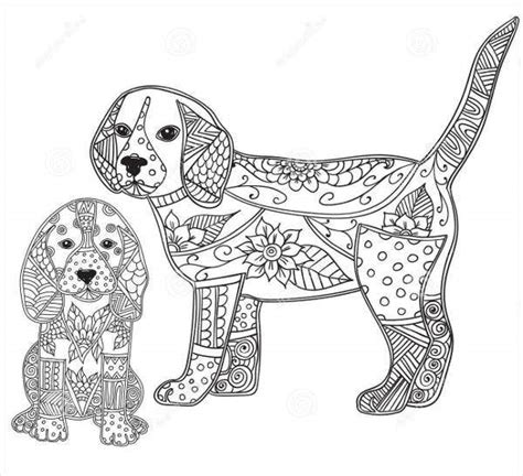 9 Puppy Coloring Pages  Ai Illustrator Download Free And Premium