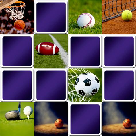 Play Matching Game For Adults Beautiful Sport Pictures Online