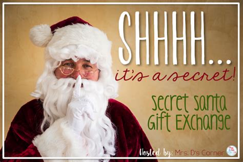 Shhhh Its A Secret Secret Santa T Exchange Kookykinders
