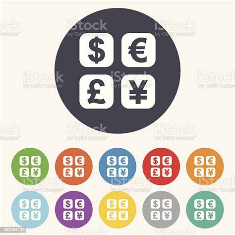 Currency Exchange Sign Icon Money Converter Stock Illustration