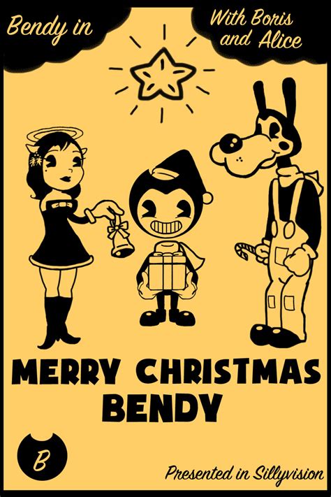 Merry Christmas Bendy By Lagiaart On Deviantart Alice Angel Bendy And
