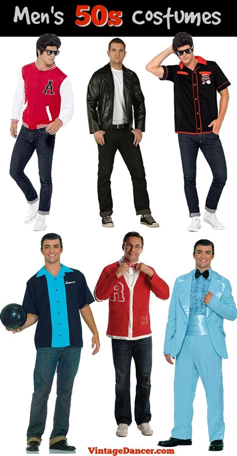 50s Outfits For Men 1950s Costume Ideas For Guys