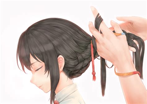 Mempunyai dp atau foto profil whatsapp (wa) yang keren menjadi daya tarik dan kesenangan tersendiri bagi pemiliknya. Download 2000x1414 Mitsuha Miyamizu, Profile View, Hair, Kimi No Na Wa Wallpapers - WallpaperMaiden