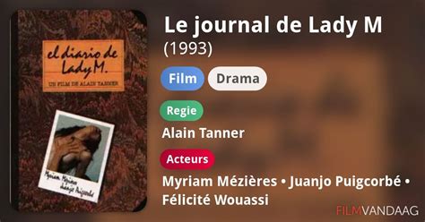 Le Journal De Lady M Film Nu Online Kijken Filmvandaag Nl