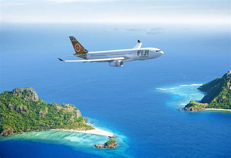 Epic Avgeek Photo Fiji Airways Airbus A330 Flying Over Fiji