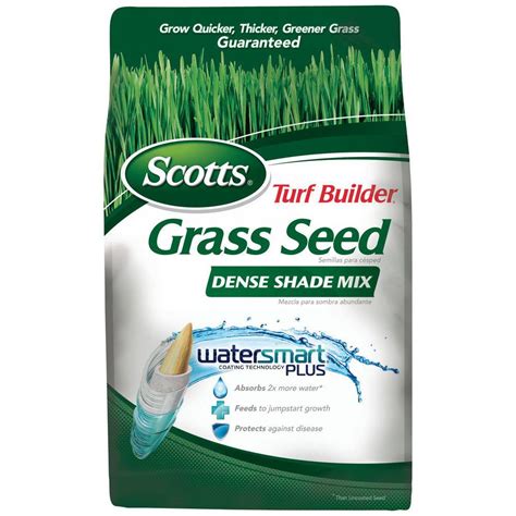 Scotts Turf Builder 7 Lbs Dense Shade Mix Grass Seed 18251 The Home