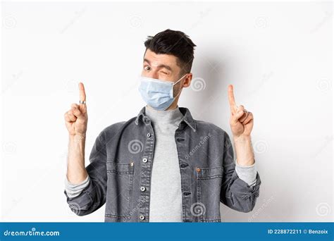 Pandemic Lifestyle Healthcare And Medicine Concept Handsome Young Man