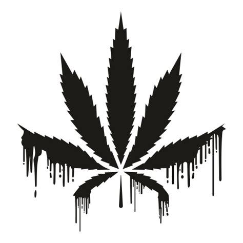 Cannabis Dripping Leaf Svg Cannabis Drip Svg Dripping Leaf