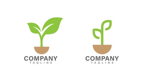Plant Logo Vector Art Icons And Graphics For Free Download