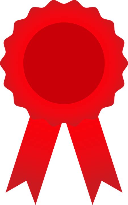 Award Winner Badge Red Free Vector Graphic On Pixabay