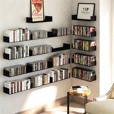 Bali U Shape Floating Shelves Wall Bookshelf Metal 17 In 2021 Wall