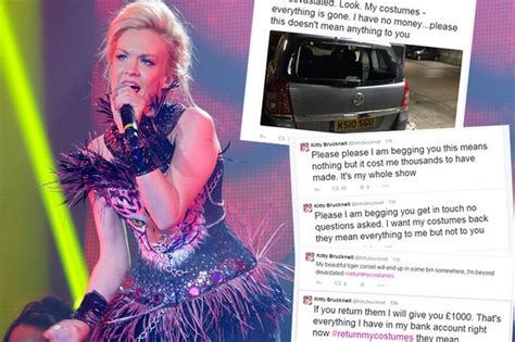 x factor kitty brucknell pleads for thief to return costumes birmingham live