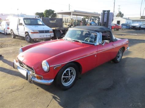 1972 Mg Mgb 2 Door Convertible 4 Cylinder Manual No Reserve For Sale