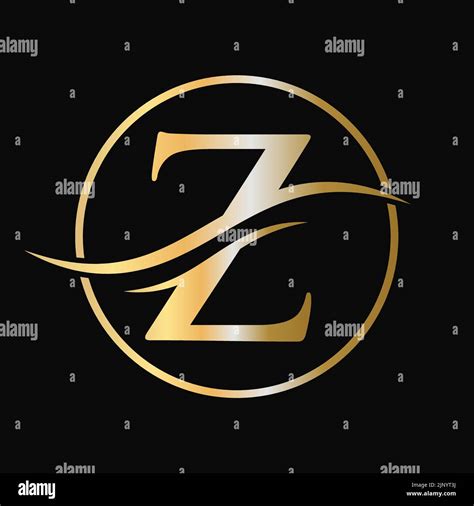 Initial Monogram Letter Z Logo Design Vector Template Luxury Z Letter