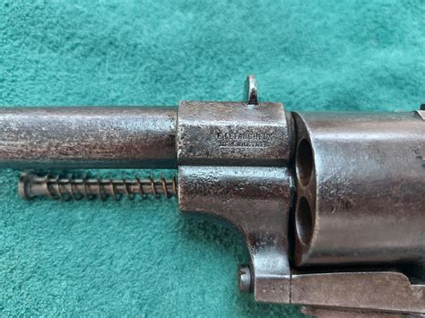 A 12mm Pinfire Single Action Service Revolver Model Lefaucheux 1854 Type