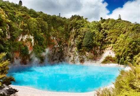 Waimangu Volcanic Valley With The Largest Hot Spring In The World