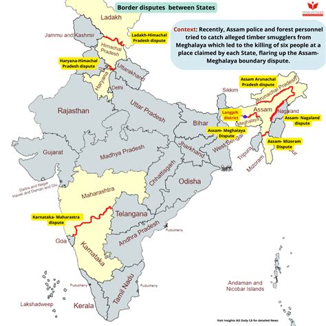 Assam Meghalaya Border Dispute Insightsias Simplifying Upsc Ias