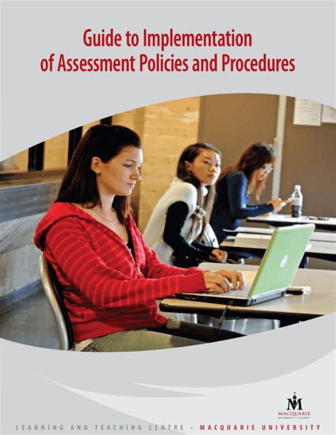 Guide To Implementation Of Assessment Policies And Procedures