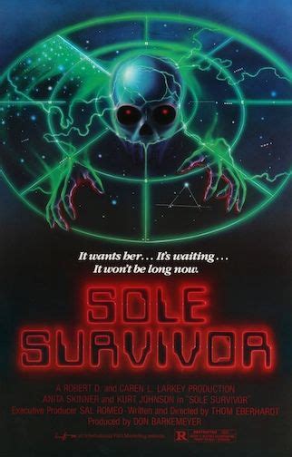 Sole Survivor 1984 Horror Movie Posters Horror Posters Survivor