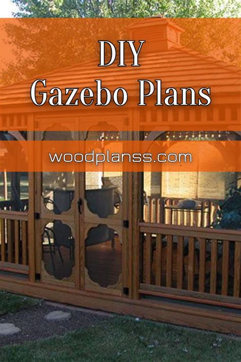 Our complete gazebo plan catalog, plus thousands of free woodworking plans, immediate download access!! Diy Gazebo Plans - Landscape Design Ideas # ...