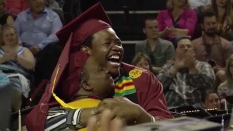 Mother Skips Her Own Graduation To Attend Son S Abc7 Los Angeles