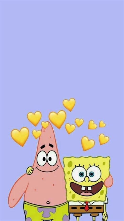 Download Cartoon Spongebob And Patrick Aesthetic Iphone Wallpaper