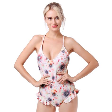 2019 New Designer Sexy One Piece Swimsuit Women Swimwear Monokini