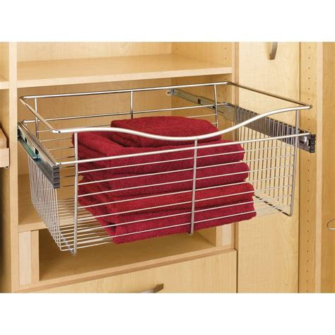 Closetmaid 16 12 In X 14 In Stack Or Hang Wire Storage Basket 1088