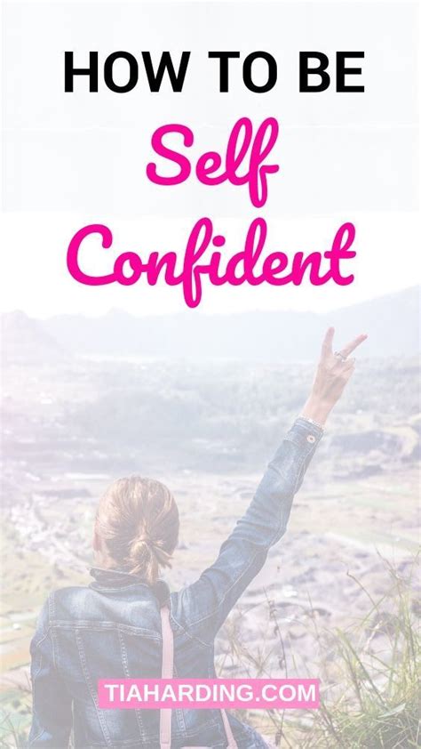 How To Be Self Confident Glow Inside And Out Building Self Confidence