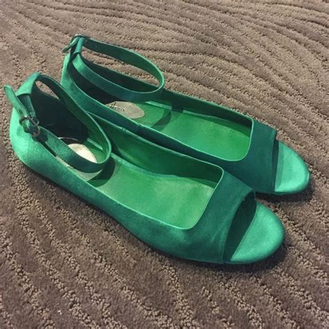 Emerald Green Cole Haan Flats Wedding Shoes Flats Flats Open Toe Flats