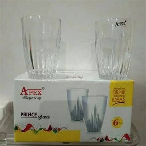 Transparent Apex Glass Set Capacity Ml At Rs Set In Firozabad ID