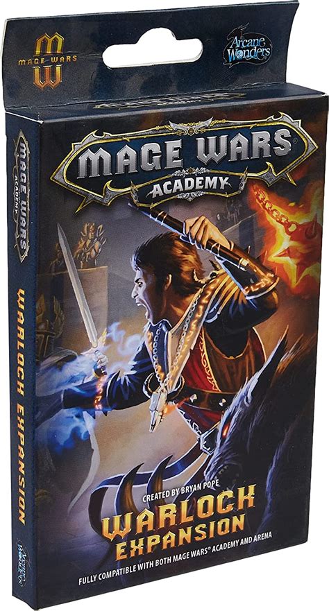 Arcane Wonders Mage Wars Academy Warlock Juego De Mesa De Expansión