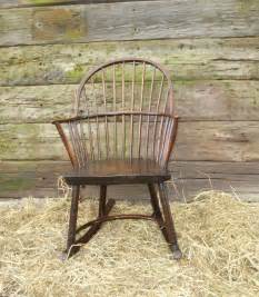 18th Century Primitive Stick Back Windsor Rocker Antiques Atlas