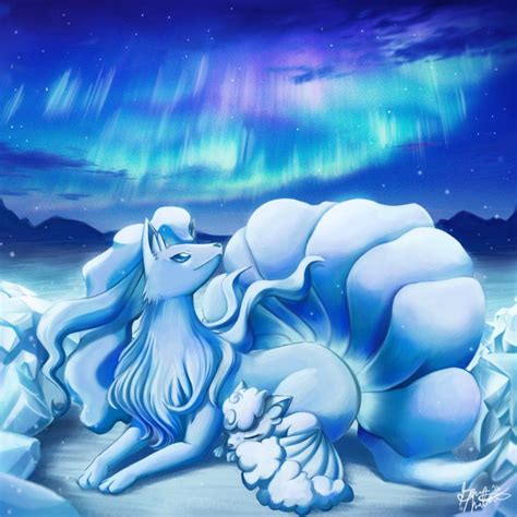 On Deviantart Alolan Ninetails And Vulpix