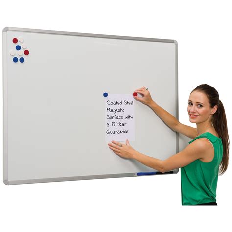 Coated Steel Magnetic Whiteboards Office Display Presentation