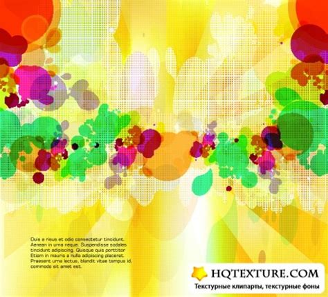 Цветные капли абстракция Multi Colored Spots Abstract Background