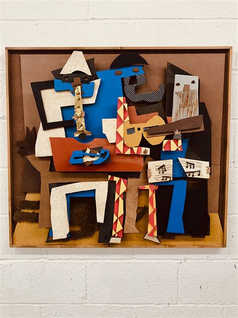Make It London Blog 3d Sculptural Assemblage Of Picasso Painting