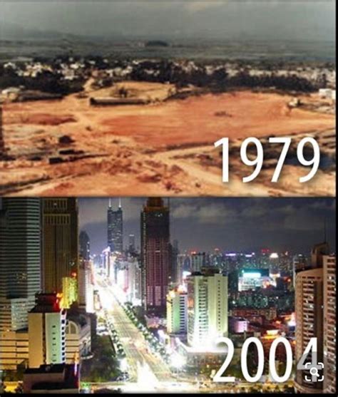 Shenzhen China Then And Now Pictures Amazing Buildings Places