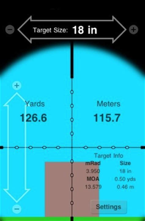 (also referred to as mrad or milliradian) based reticle. Mil-Dot Range Finder for iPhone -The Firearm Blog