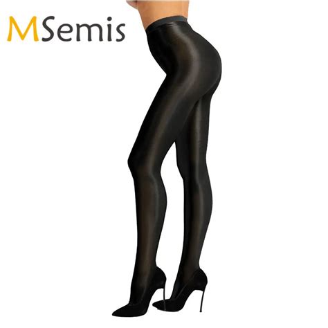 women lingerie pantyhose tights stockings control top ultra shimmery stretch 70d thickness