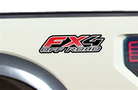 Fx4 Off Road Truck Bed Decal Set For Ford F150 Raptor Vinyl Stickers 15