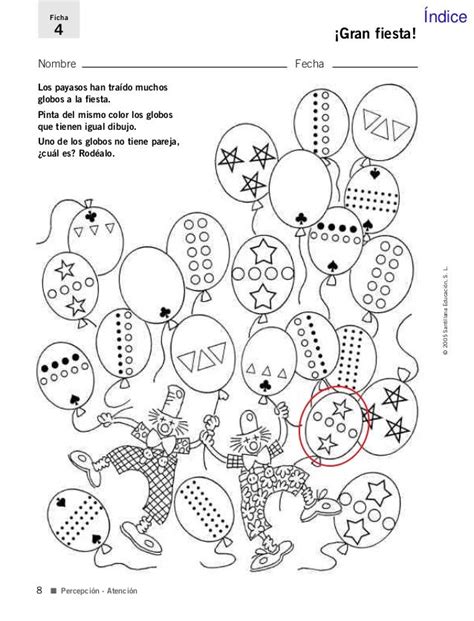 Fichas Para El Desarrollo De La Inteligencia Actividades Fichas Estimulacion Cognitiva Ni Os