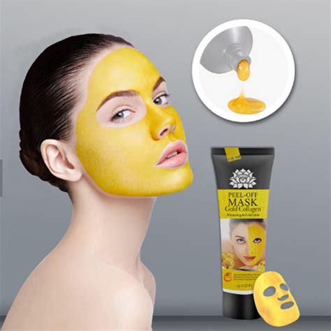 Skin Care Face Mask Moisturizing Oil Control Blackhead Remover K Gold Collagen Peel Off Mask